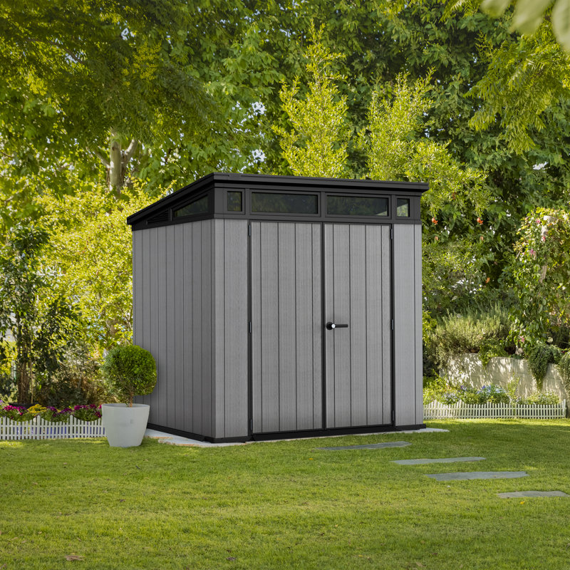 Artisan 7 ft. W x 7 ft. D Pent Outdoor Garden Shed