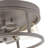 2-light Vintage Brushed Metal Flush Mount