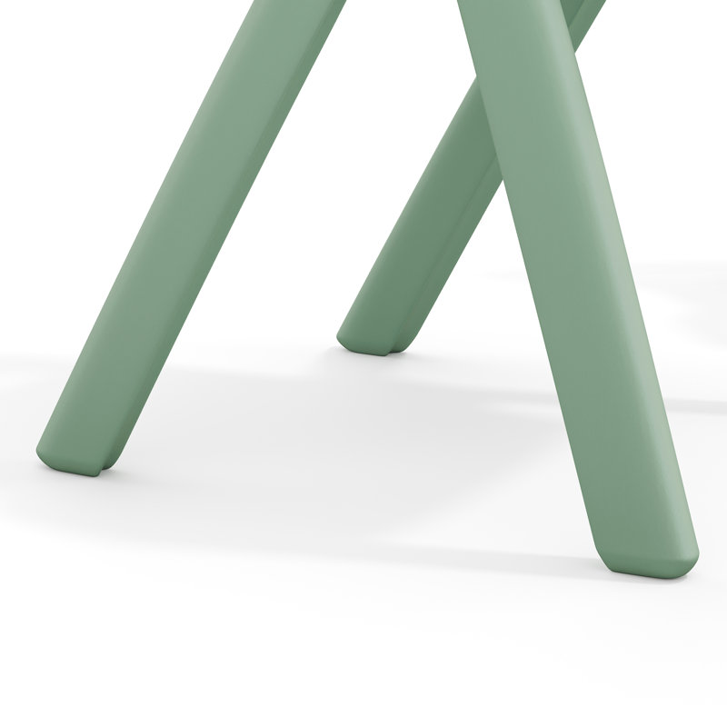 Chaise d'école empilable en plastique avec une hauteur d'assise de 30 cm (12 pouces)., H 22 po x l 13,25 po x P 15 po, Sauge