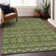 Premium Machine Washable Prisco Olive Rug