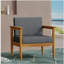 Fauteuil club en bois