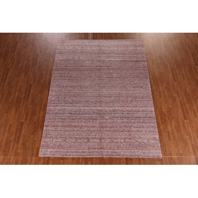 Handmade Gabbeh Style Indian Area Rug 8x11