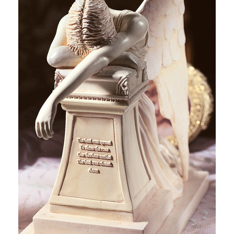 Weeping Angel of Grief Monument Figurine