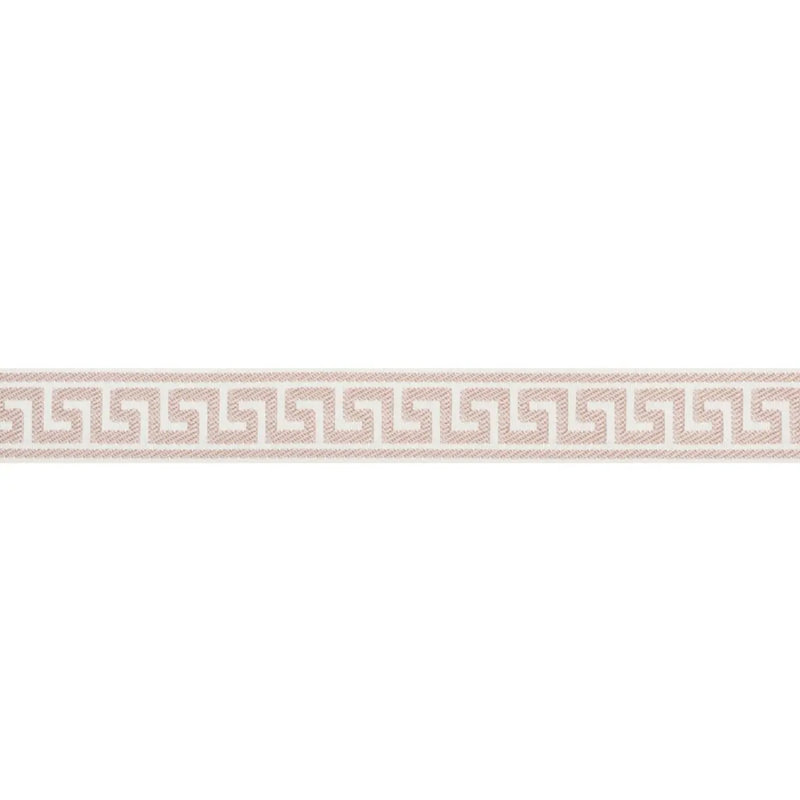 Etienne Silk Greek Key Narrow, Blush