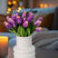 20 pièces Bouquet de tulipes Veilleuse artificielle à DEL