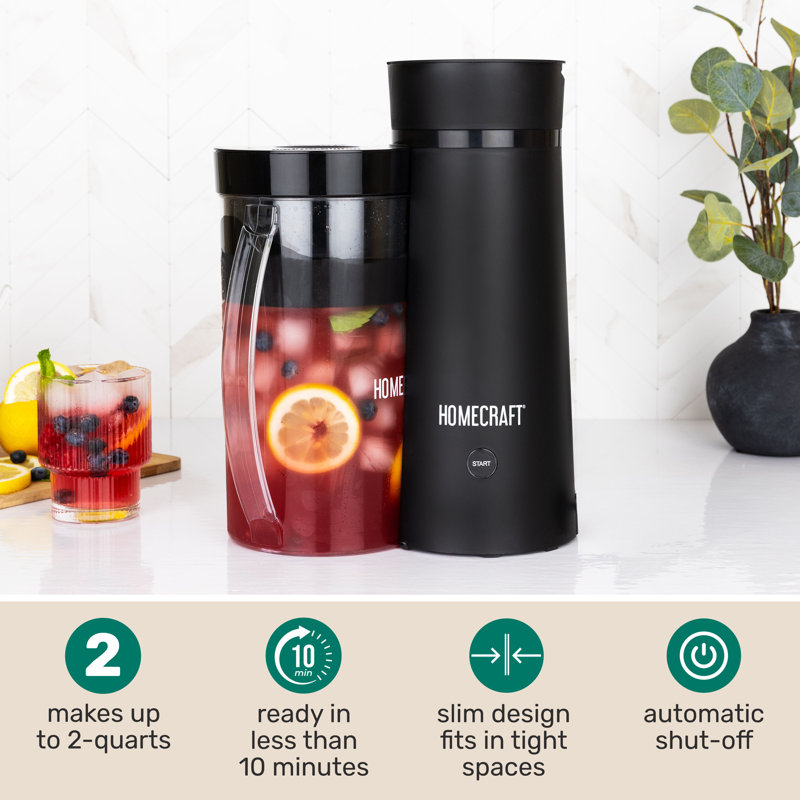 HomeCraft 2 Quarts Electric Tea Kettle