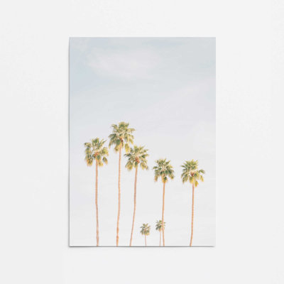 Palm Tree Symphony, impression roulée, sans cadre