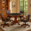 48'' Poker Table with Game Chair Set and Flip Table By RAM Game Room