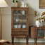 Nut-brown Solid wood Display Cases