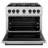 ZLINE Autograph Edition 36 in. 5.2 cu. ft. Classic Dual Fuel Range with 6 Burner Gas Cooktop and Electric Convection Oven in Stainless Steel with Accents-105283554