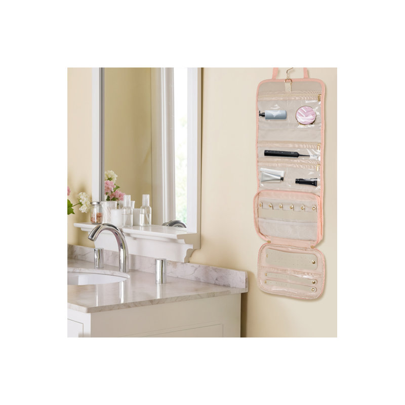 Polyester Makeup Organizer, Pink