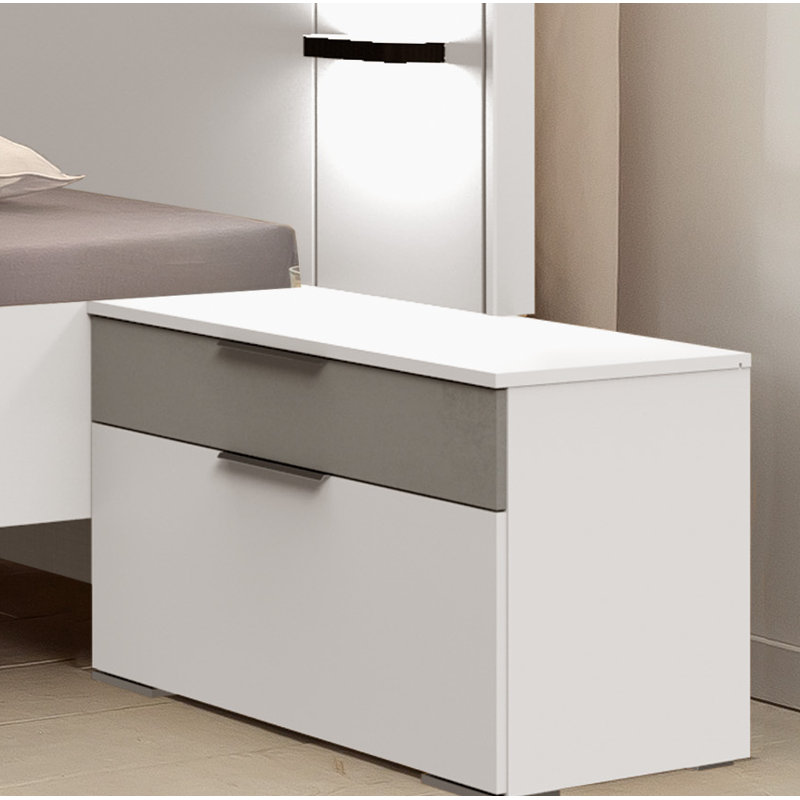 Chicago 116cm W Metal Bedside Table