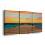 Aruba Sundown - Toile tendue avec châssis de qualité supérieure - Prêt à être accroché-1535740807