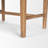 Welham Ursulina Solid Wood Woven Leather Bench-253333788