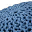 Pouf rond tricoté à la main l 20 po-1695124085