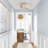 Tekamah 3-Light Fabric Semi Flush Mount Ceiling Light-2124433438