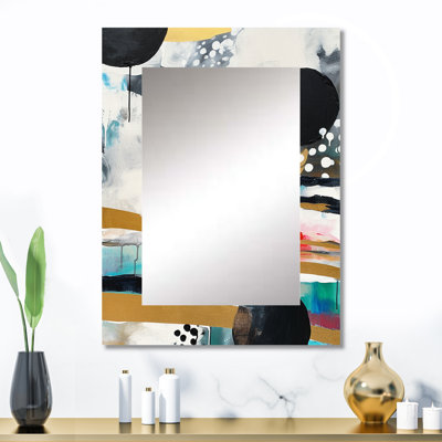 Discovering The Magic Of Boho II - Abstract Decorative Mirror On Metal