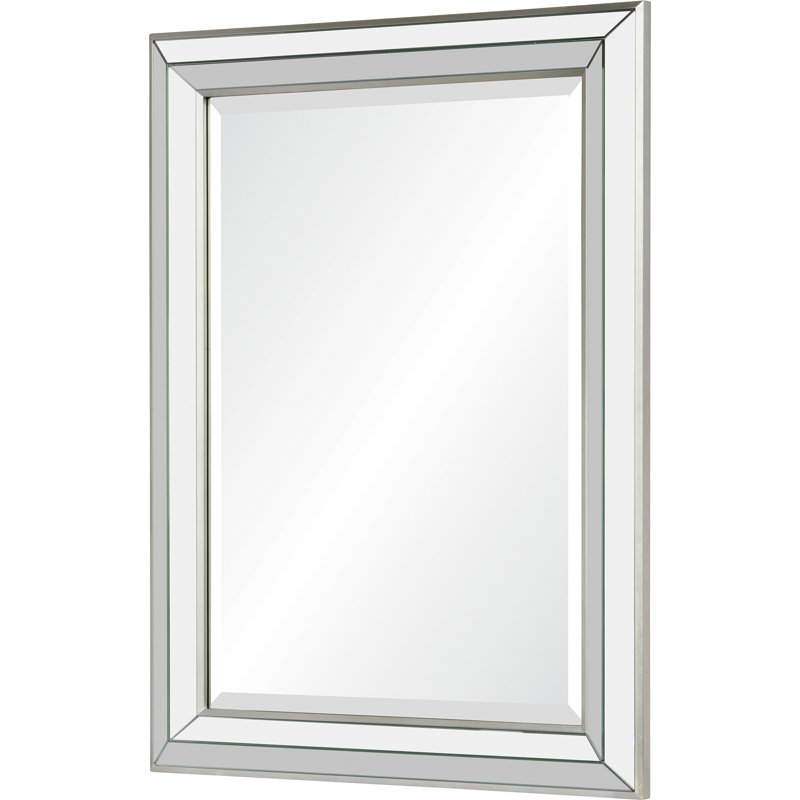 Pigott Wood Flat Wall Mirror