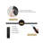3000K/4500K/6000K Battery Operated Wall Sconces with Remote Control, 24'' Dimmable LED Wall Light-661948225