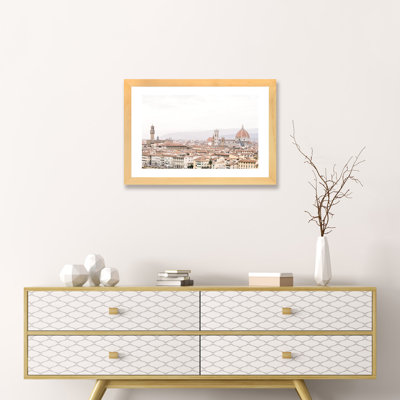 Cityscape III, Florence, Italy par Inconnu - reproduction de photo encadrée