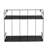 2 Piece Metal Floating Shelf