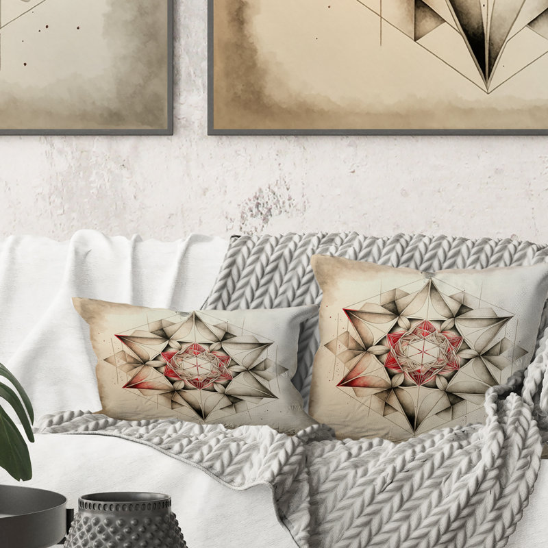 Coussin décoratif géométrique Sacred