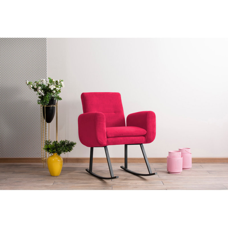 Chaise berçante Ebberta, Fuchsia