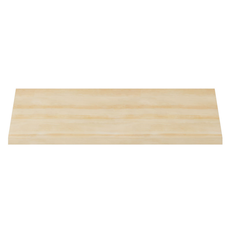Natural Pine Solid Hardwood Crown Moulding, 96" Length