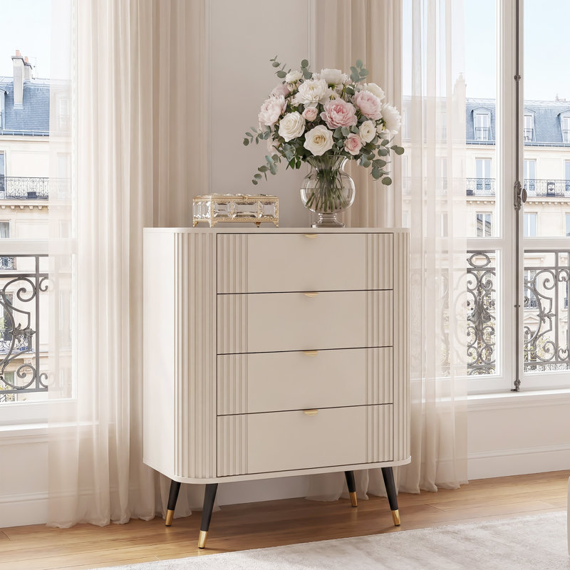 AURA chest of drawers on legs