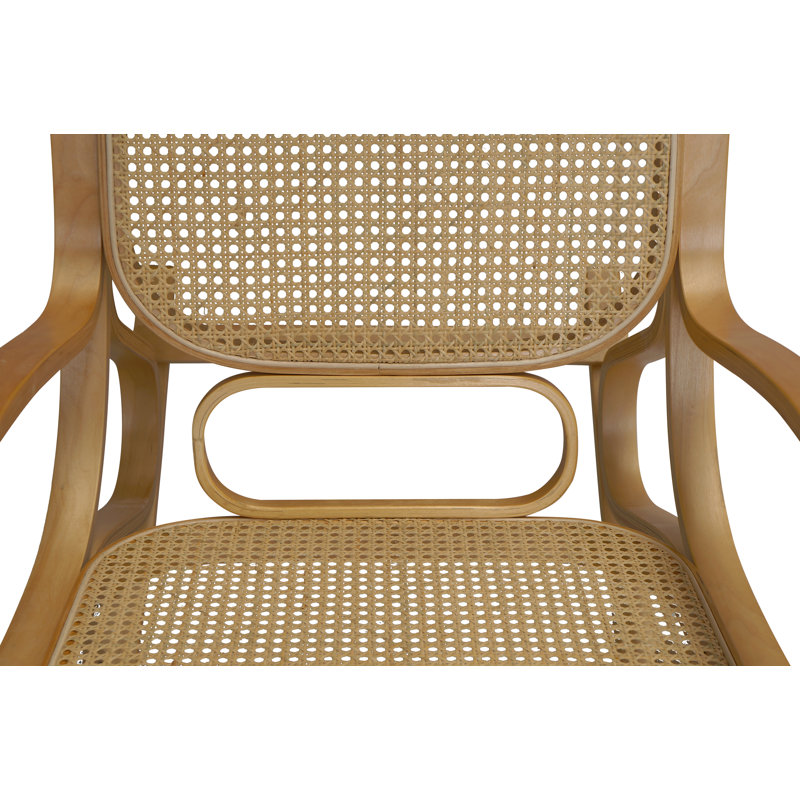 Chaise berçante Dedman, Naturel