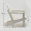 Chaise Adirondack d'extérieur en plastique-1201592206