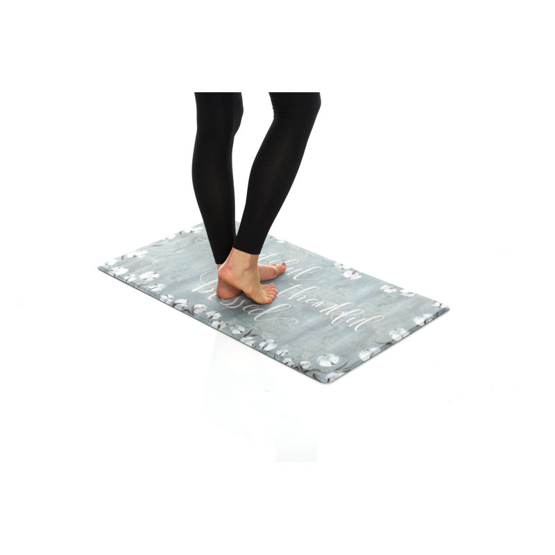 Stephenson Synthetic Water Resistant Anti-Fatigue Non-Skid Kitchen Mat, 20" W x 36" L