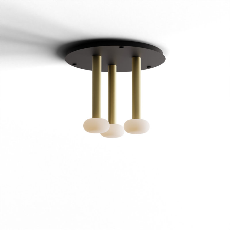 Combi 3 - Light LED Pendant, Brass