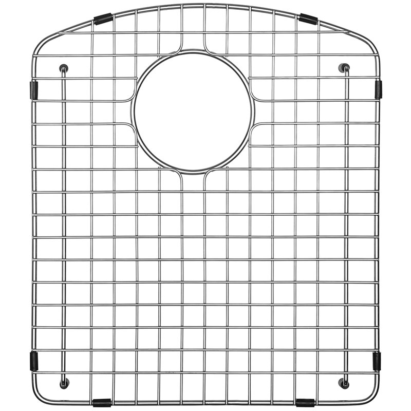 14.49-in x 16.81-in Rear Drain Heavy-Duty Stainless Steel Sink Protector