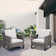 Nazime Wicker Premium All-Weather Wicker Outdoor Lounge Chair