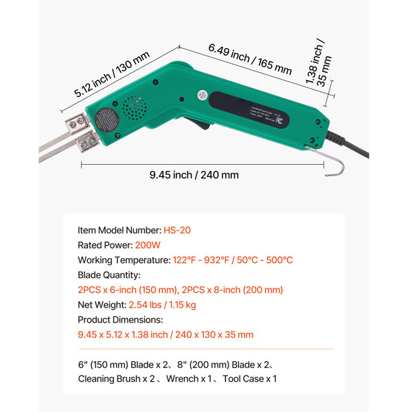 Dimensions du produit