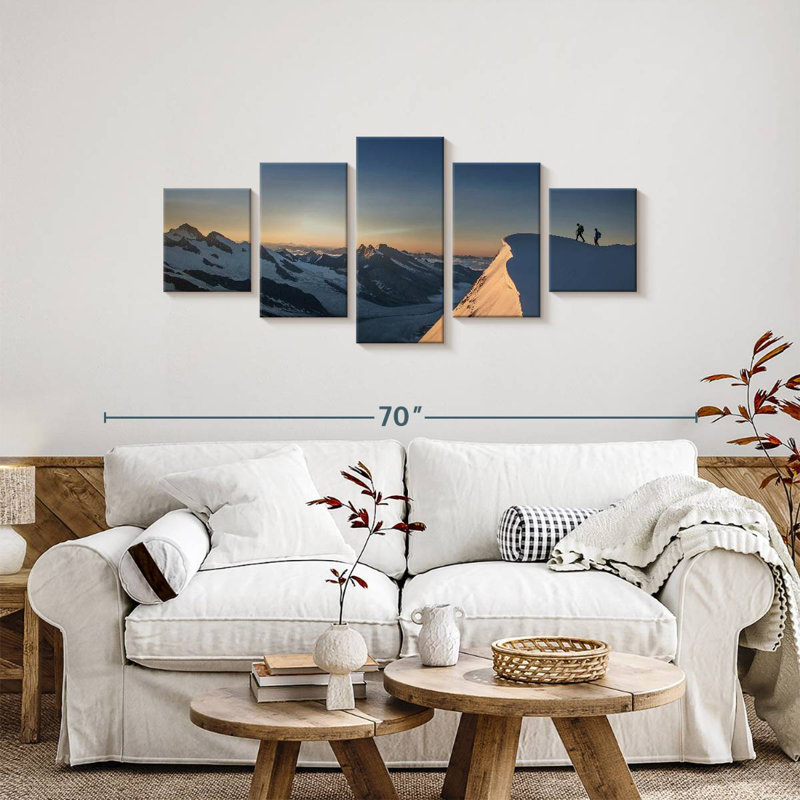 Jungfrau Summit, 24" H x 55" W