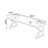 Nut-brown Rectangular Solid Wood desk-80725969