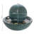 Donlon Modern Green Ceramic Tabletop Water Fountain with Orb