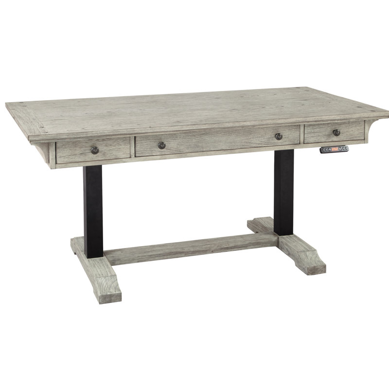 60" Wide Lift Desk, Grand Junction Finish