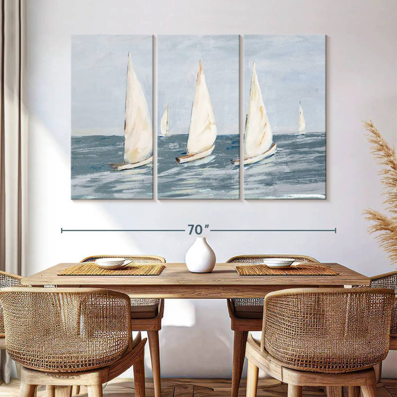Sailing calm waters ii Aletra, H 42 po x l 65 po
