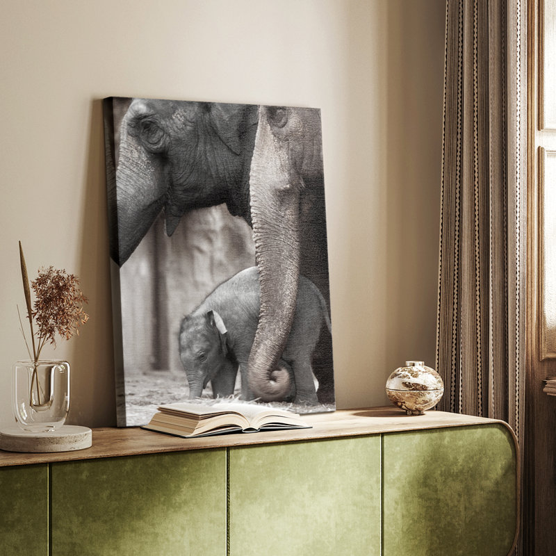 Family Moment - Cavas enveloppés de galerie, H 27 po x l 18 po
