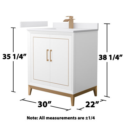 Ensemble de meuble-lavabo simple 30 po Marlena
