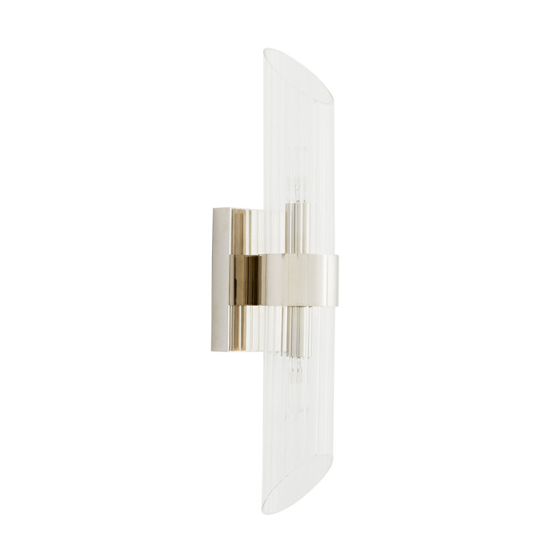 Elyse 2 - Light Armed Sconce, Polished Nickel