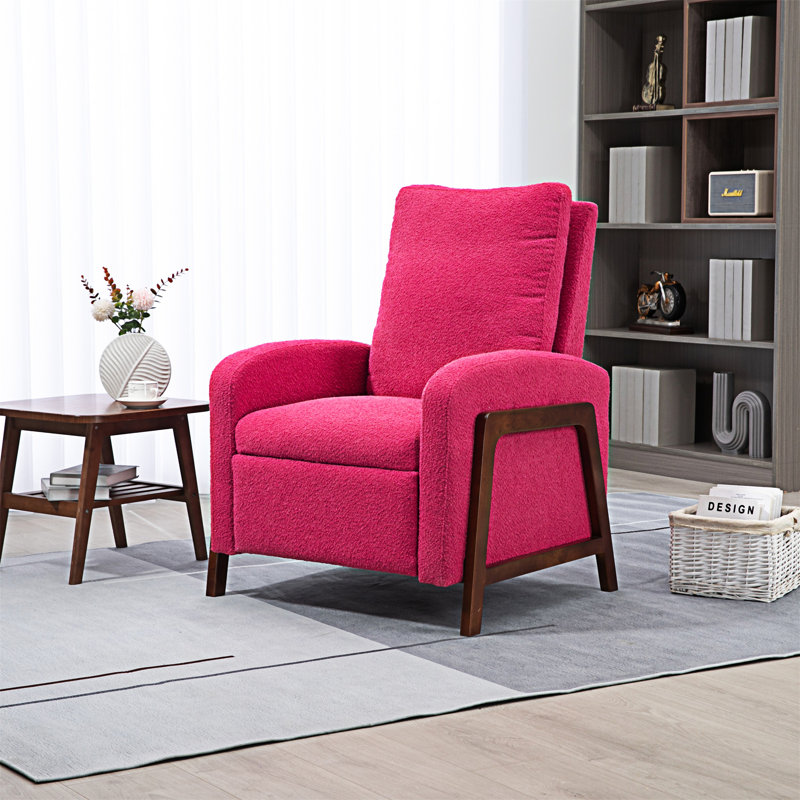 Fauteuil inclinable réglable en tissu de cinéma maison avec canapé et fauteuil inclinable avec coussin de siège épais et dossier
