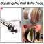 Tod Silver Stainless Steel Adjustable Single Curtain Pole-377454773