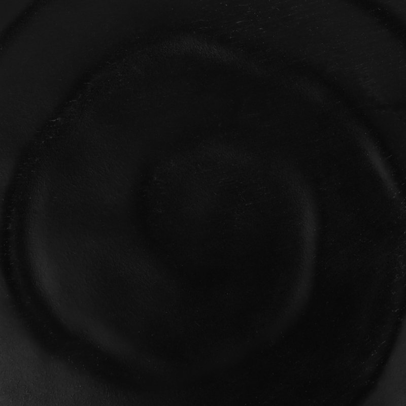 Plaque à pain en mélamine 5" zen, Noir