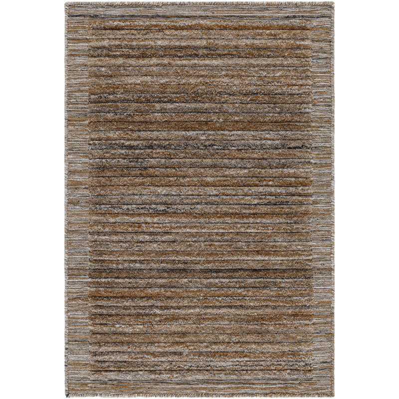 Tapis intérieur / extérieur rectangulaire Itsuko, Rectangle 2 pi 6 po x 8 pi