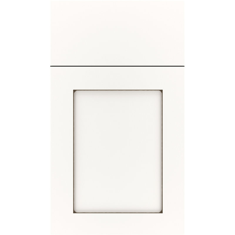 Échantillon de porte Demington, Whitecap avec glaçure fumée, Érable
