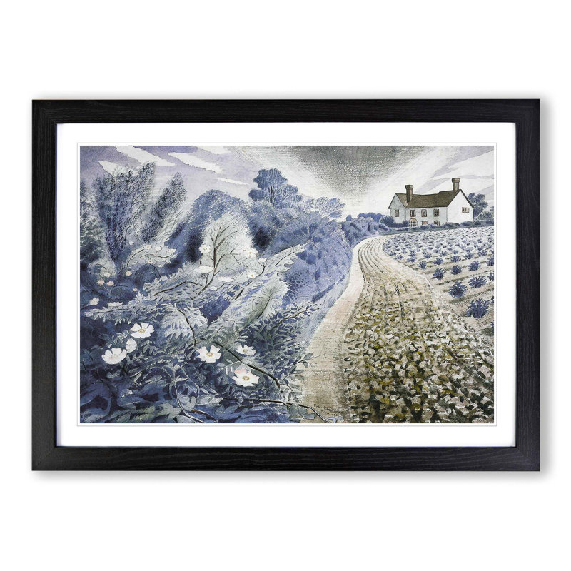 Single Picture Frame Painting, Black